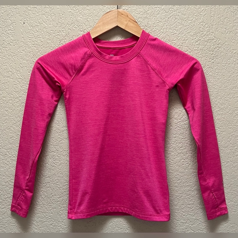 All In Motion Girl Pink Long Sleeve Shirt Size - S 6/6x